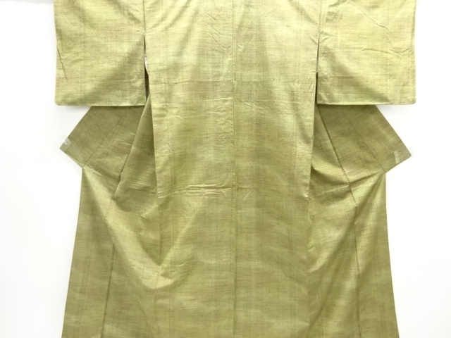 暈し柄織り出し手織り紬着物